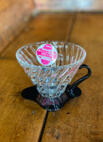 Load image into Gallery viewer, Hario V60 02 Glass Dripper - Shoe Lane Coffee
