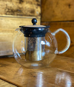 Load image into Gallery viewer, Bodum Assam Glass / Cork Teapot 1L - Shoe Lane Coffee
