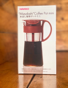Hario Mizudashi Coffee Pot (Cold Brewer) 600ml - Red - Shoe Lane Coffee